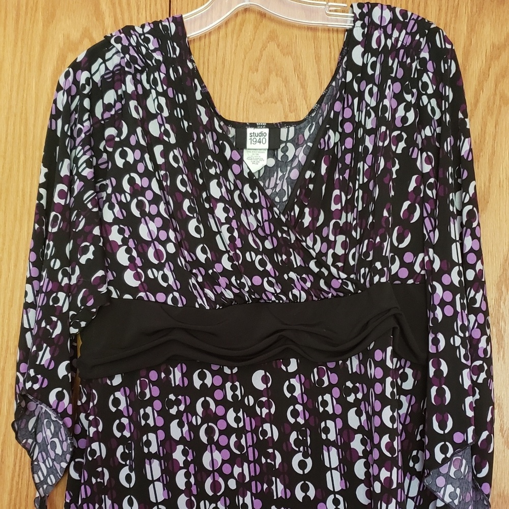 Multi colored blouse 3X